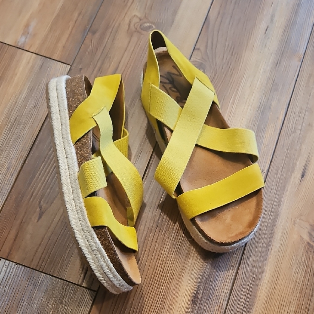 Zodiac Yellow Espadrilles sandals